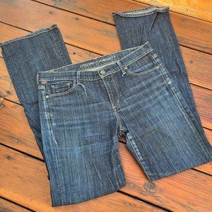 Citizens of Humanity Amber Dark Wash Medium Rise Bootcut Denim Jeans